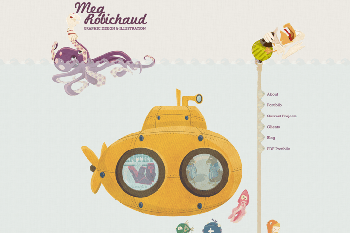 Meg Robichaud website preview